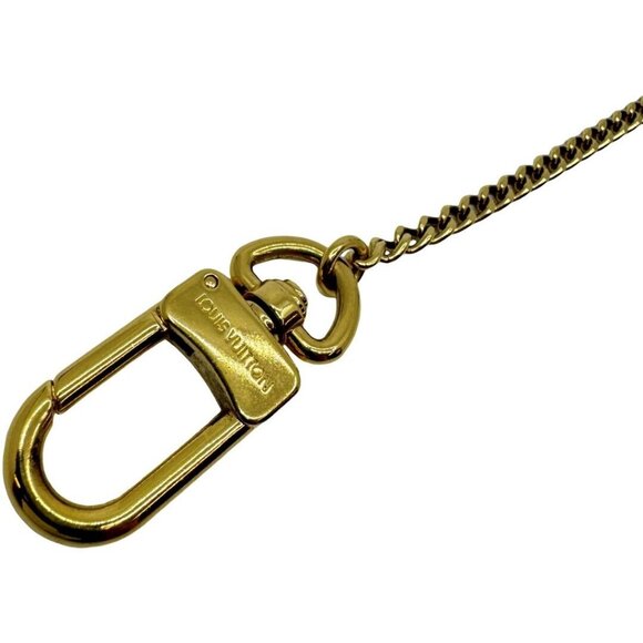 Authentic LOUIS VUITTON Chenenne Anocle key ring M58021 Gold Metallic #36635391 - Picture 3 of 8